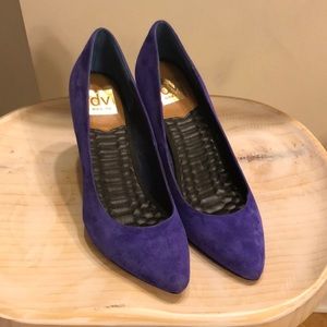 DV by Dolce Vita Royal Blue Suede Pumps